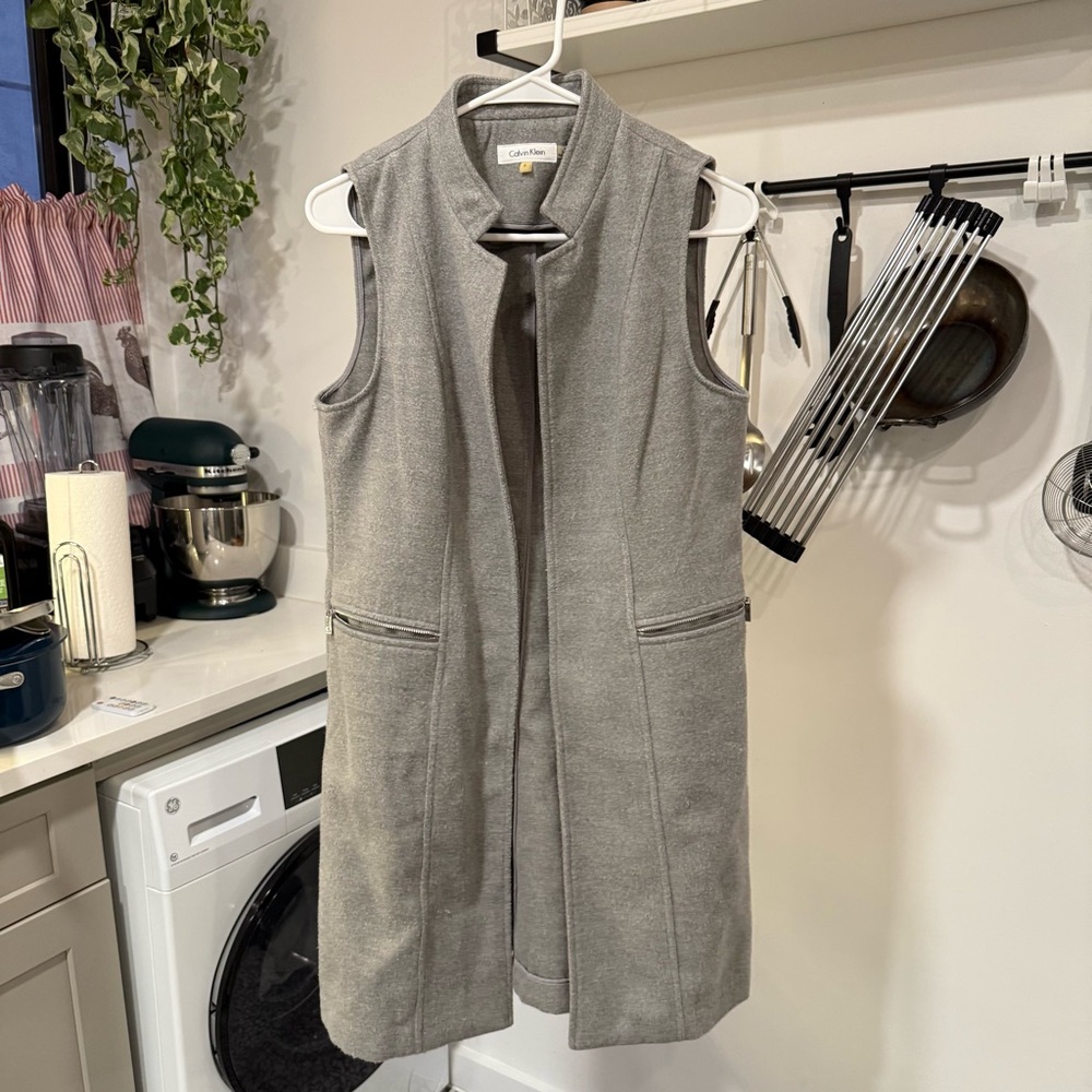 Calvin Klein Sleeveless Coat